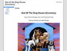 Tablet Screenshot of outofthedoghousecov.co.uk
